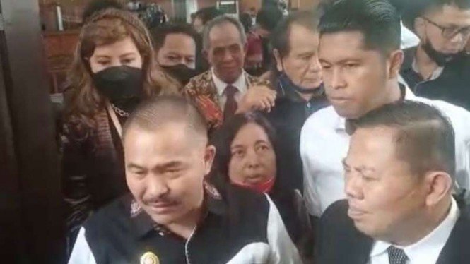 Pengacara Brigadir J Kamaruddin Simanjuntak di PN Jakarta Selatan