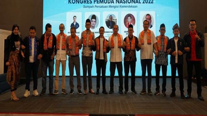 Kongres Pemuda Nasional 2022 di Ciputat, Tangerang Selatan, Kamis, 27 Oktober.