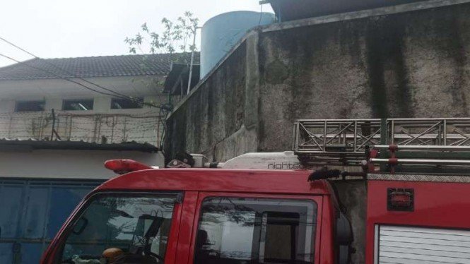 Lokasi toren ditemukannya jenazah Jumali di Bandung