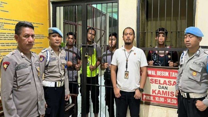 4 personel Polres Halmahera Utara ditahan usai menganiaya mahasiswa