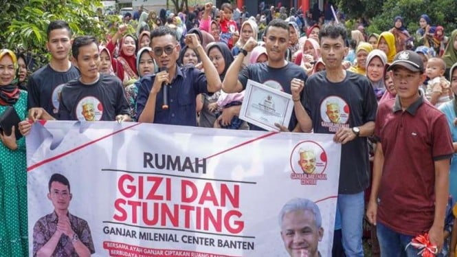Ganjar Milenial Center Banten membuat program rumah gizi dan stunting