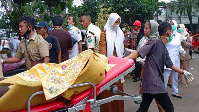 Korban tewas gempa Cianjur dievakuasi ke RSUD Sayang Cianjur