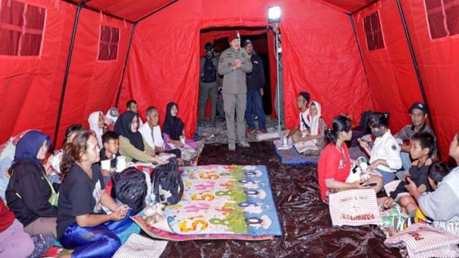BIN Jawa Barat mendirikan posko tanggap darurat untuk korban gempa Cianjur