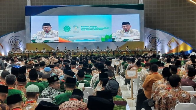 Peserta Muktamar ke-48 Muhammadiyah Memilih Pimpinan Pusat 2022-2027