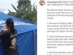 Polisi Ungkap Alasan Ormas Garis Copot Label Gereja di Tenda Bantuan Gempa Cianjur