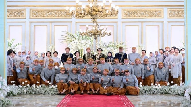 Menteri Jokowi di pernikahan Kaesang-Erina