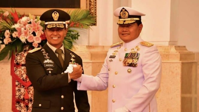 VIVA Militer: Panglima TNI Laksamana Yudo Margono dan Jenderal Andika Perkasa