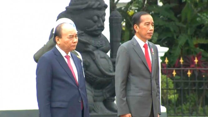 Presiden RI Joko Widodo dan Presiden Vietnam Nguyen Xuan Phuc