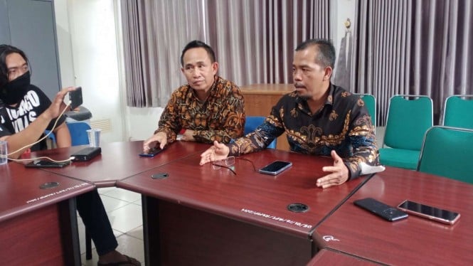 Manajemen Rumah Sakit Muhammadiyah Palembang (RSMP) saat jumpa pers