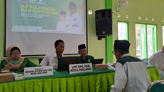 Puluhan Bacaleg PKB Kota Malang Jalani Uji Kelayakan, Didominasi Milenial 