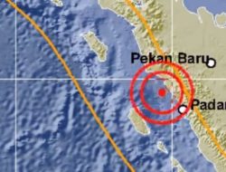 Pagi-pagi, Pesisir Selatan Sumbar Diguncang Gempa Kuat