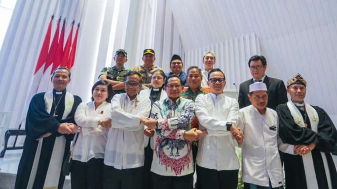 Mahfud MD resmikan Gereja GKI Bogor Barat.