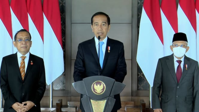Presiden Jokowi berikan keterangan pers jelang keberangkatan ke Brussel, Belgia