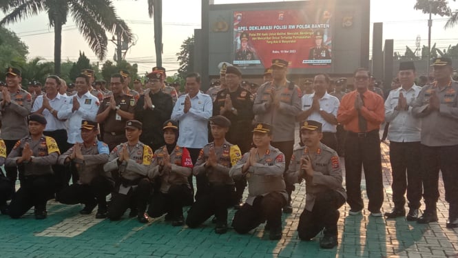 Wakapolda Banten Brigjen Pol Sabilul Alif jadi polisi RW 01