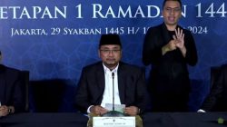 Menteri Agama (Menag) Yaqut Cholil Qoumas mengumumkan 1 Ramadhan 1445 H